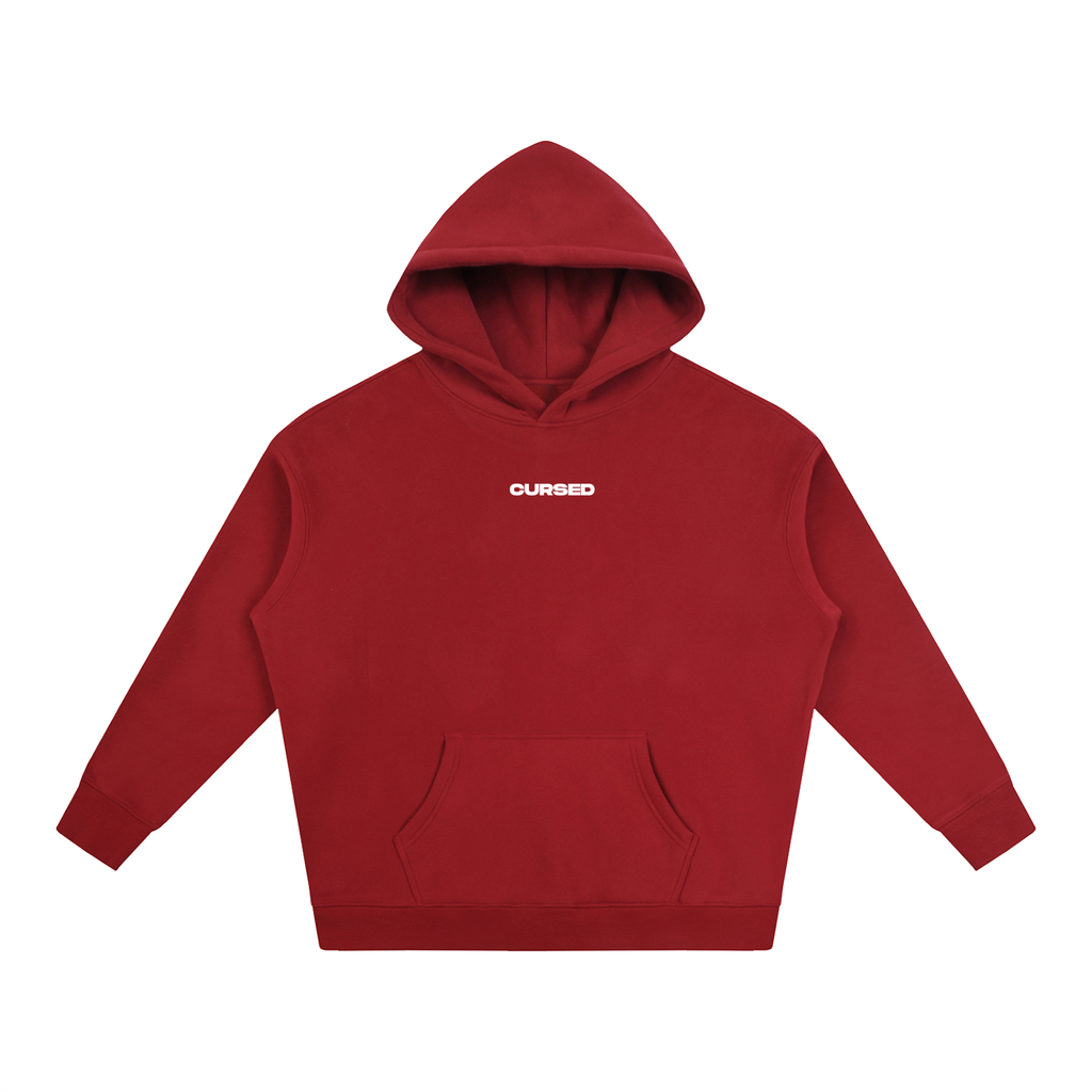 HOODIE CURSED - ROUGE