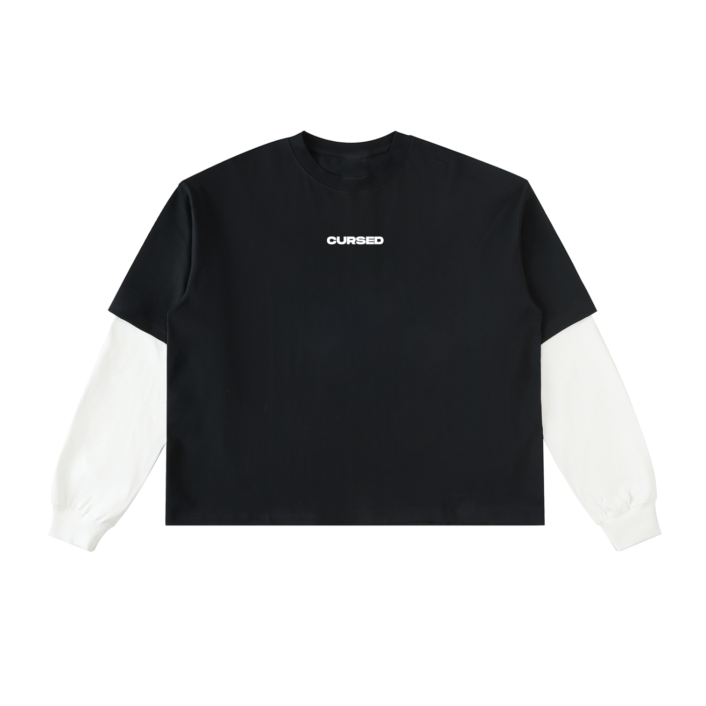 T SHIRT À EFFET DE MANCHES