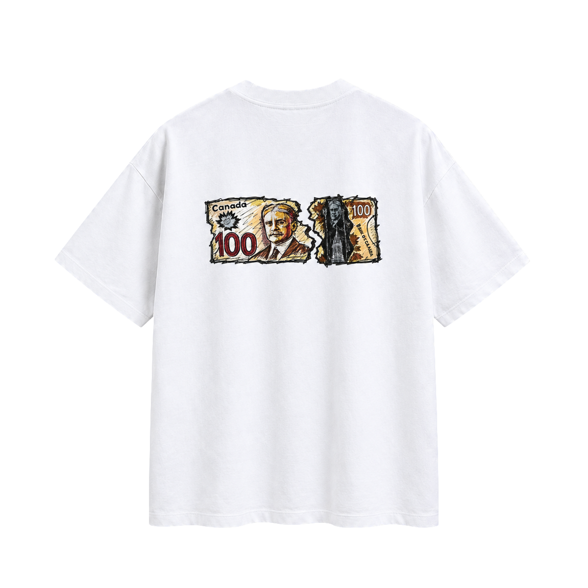 T-SHIRT "FLEUR DE LYS" - 100 DOLLARS