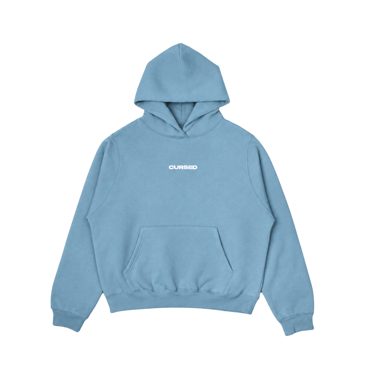 HOODIE "CURSED" BLEU BÉBÉ