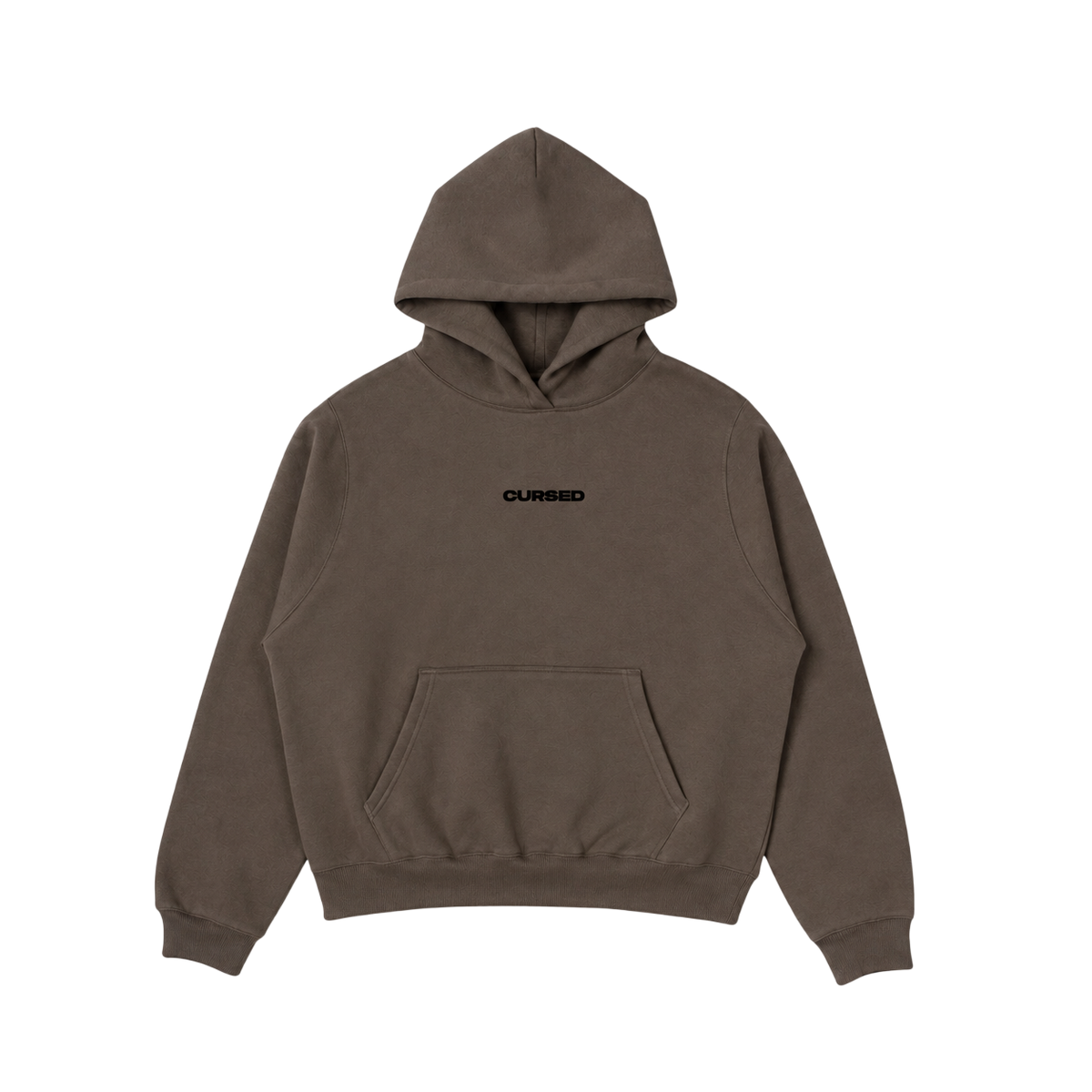 HOODIE "CURSED" MOKA