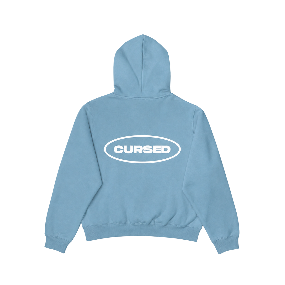 HOODIE "CURSED" BLEU BÉBÉ