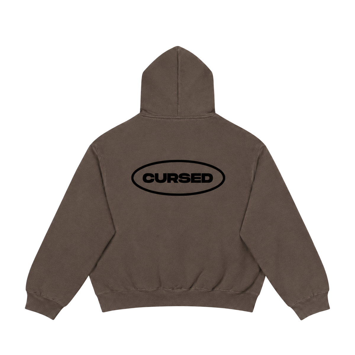 HOODIE "CURSED" MOKA