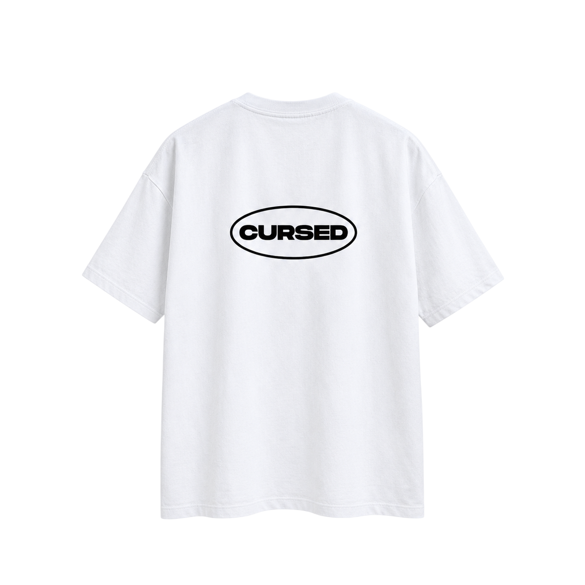 T-SHIRT "CURSED" BLANC