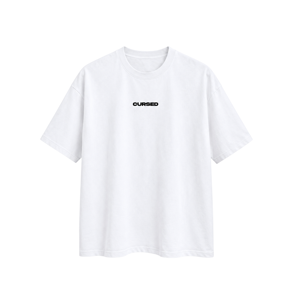 T-SHIRT "CURSED" BLANC