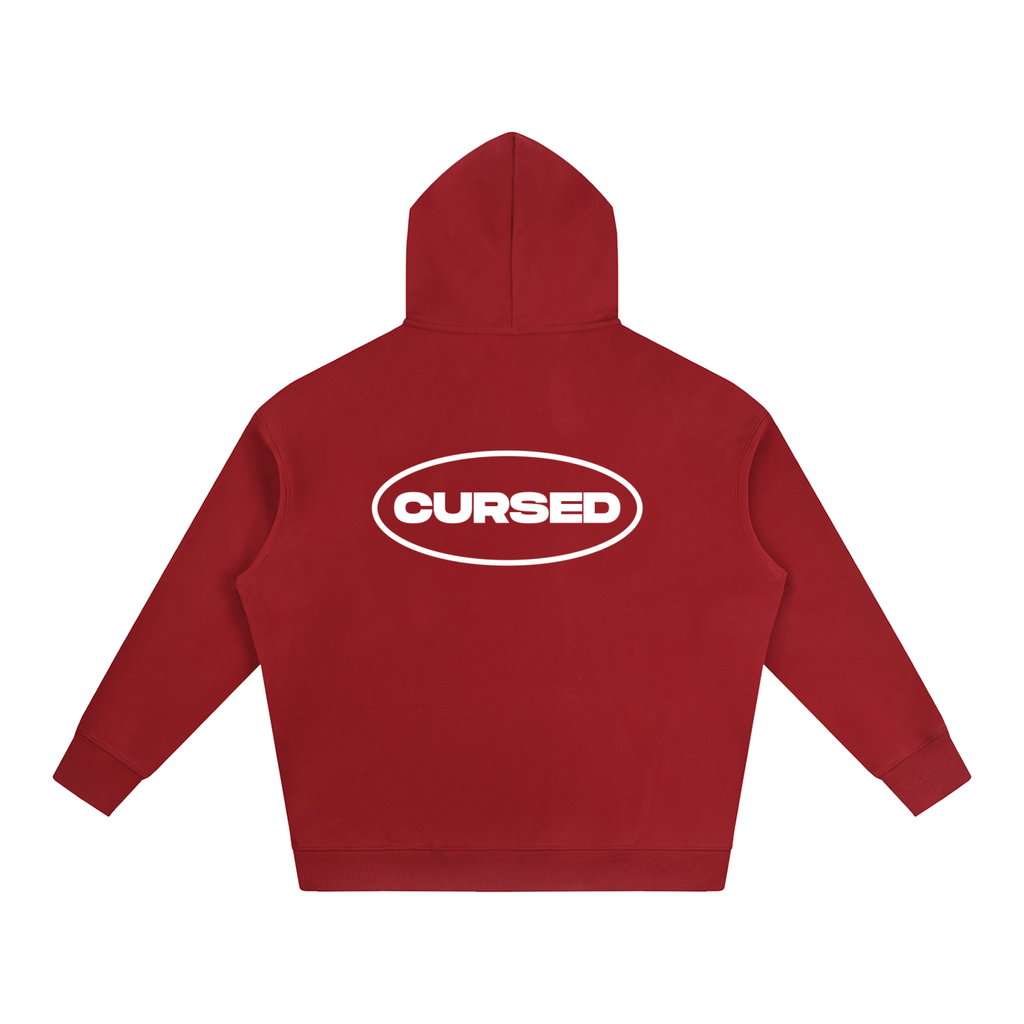 HOODIE CURSED - ROUGE