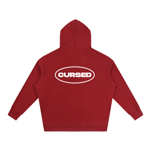 HOODIE CURSED - ROUGE