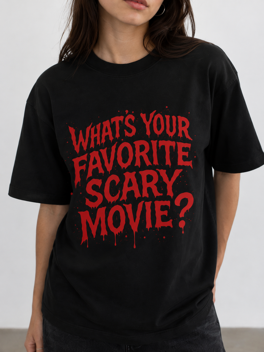 WHAT’S YOUR FAVORITE SCARY MOVIE? – T SHIRT