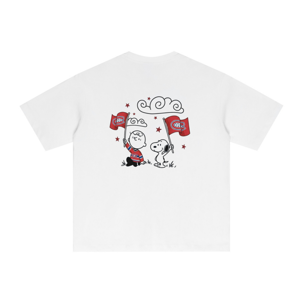 255GSM Unisex Long-Staple Cotton Jersey T-shirt Ivory White