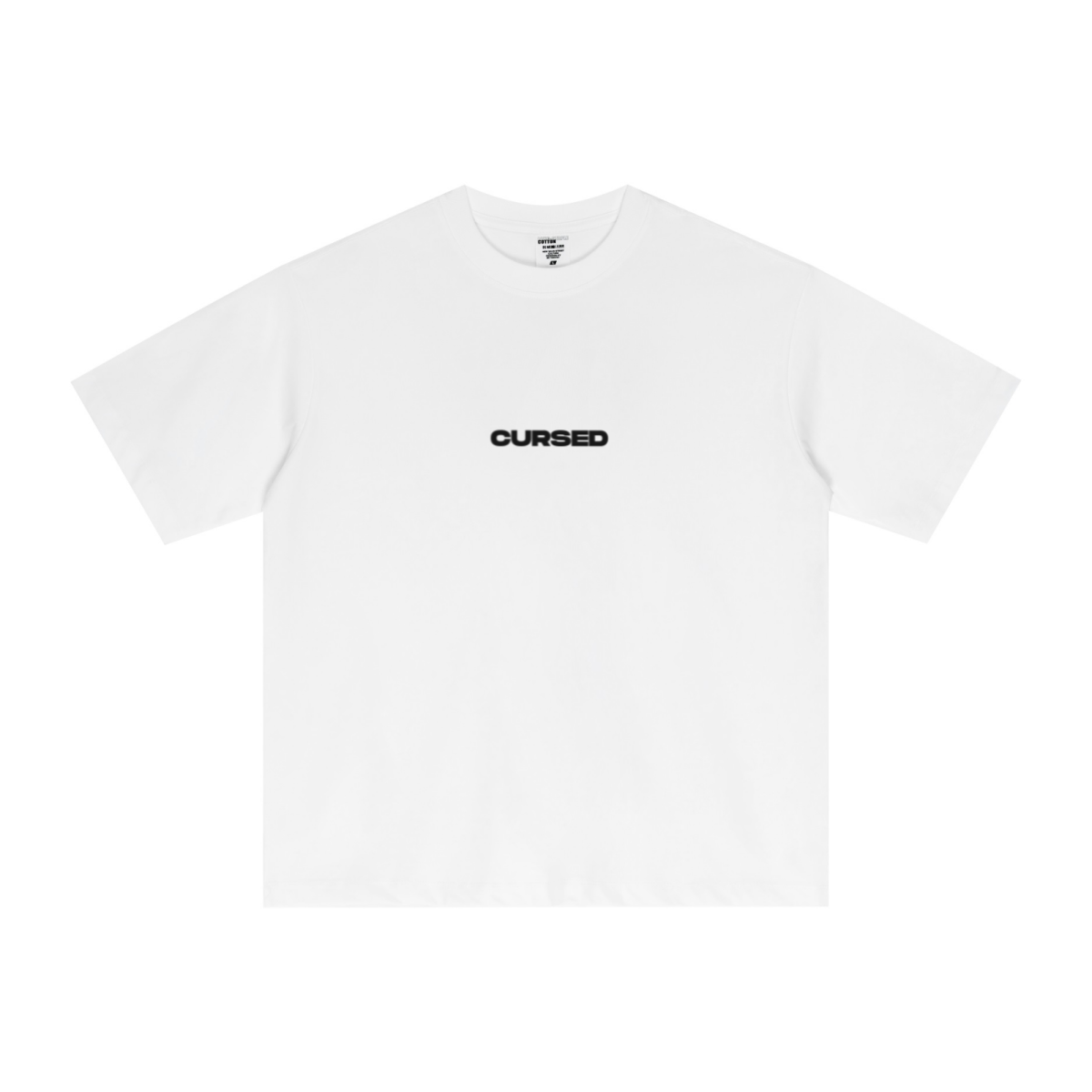 255GSM Unisex Long-Staple Cotton Jersey T-shirt Ivory White