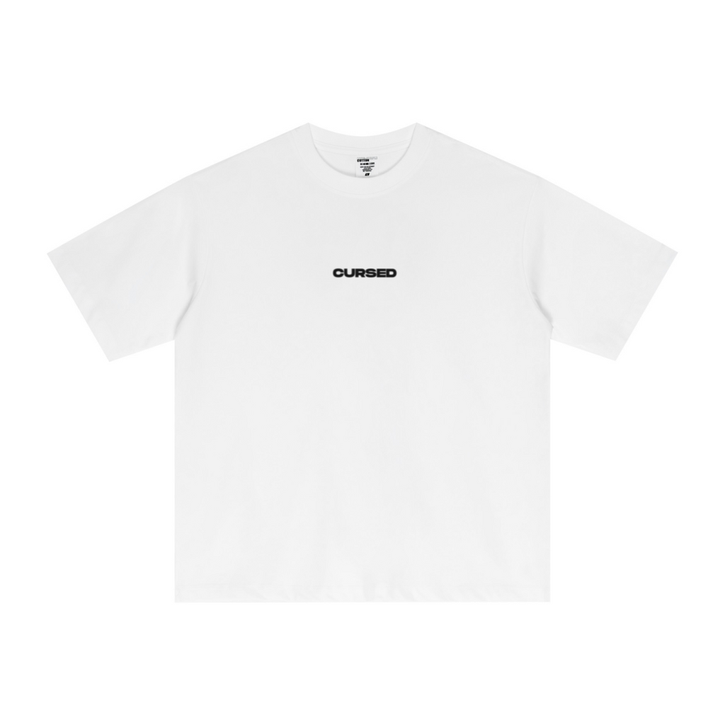 255GSM Unisex Long-Staple Cotton Jersey T-shirt Ivory White