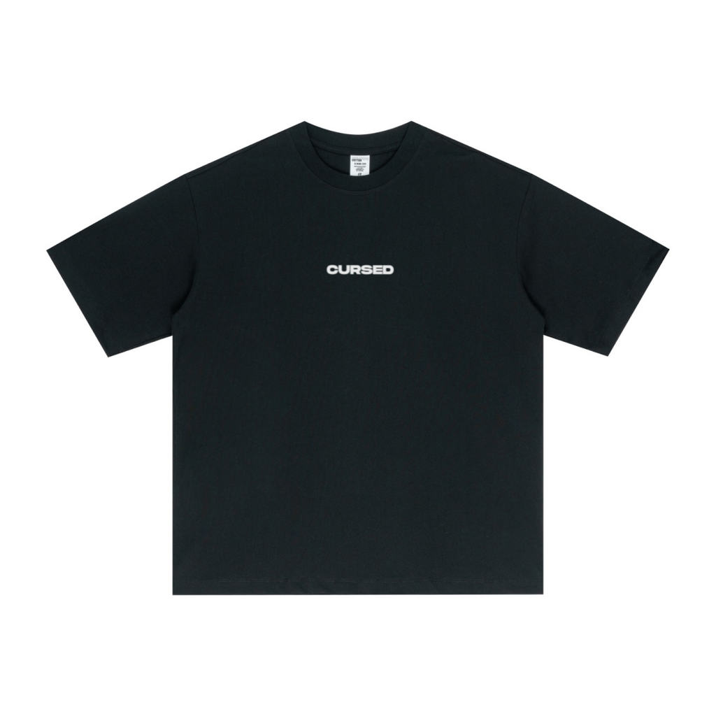 255GSM Unisex Long-Staple Cotton Jersey T-shirt Reactive Black